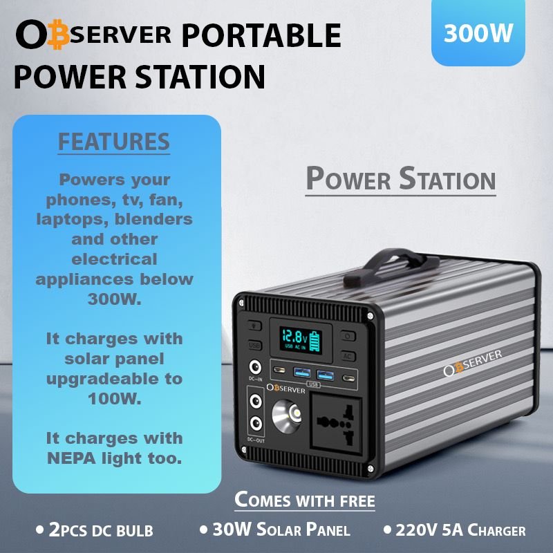 300 Watts Power Station